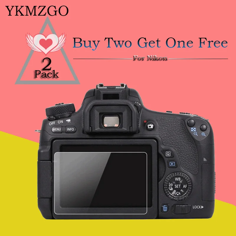 2 упаковки 9H закаленное стекло для ЖК экрана Nikon 1 AW1 J5 J4/B500 B700 P900 P900S P600 P610/D5300/D3400