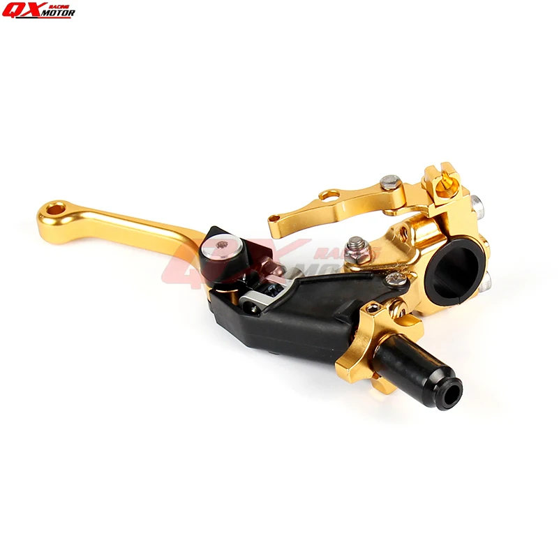Универсальный Мотоцикл CNC 360 градусов складной рычаг сцепления Fit CRF KLX YZF RMZ KAYO BSE Dirt Bike MX Мотокросс Эндуро внедорожный