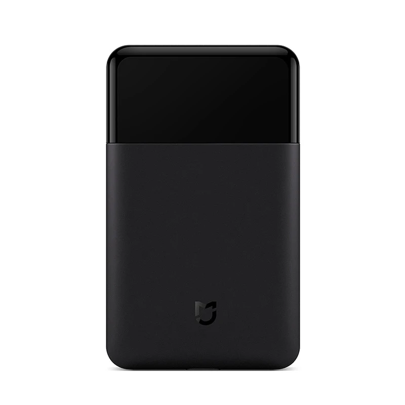 Black Xiaomi электробритва для мужчин Smart Mini Mobile бритвы полностью металлический средства ухода за кожей триммер беспроводной - Цвет: Black