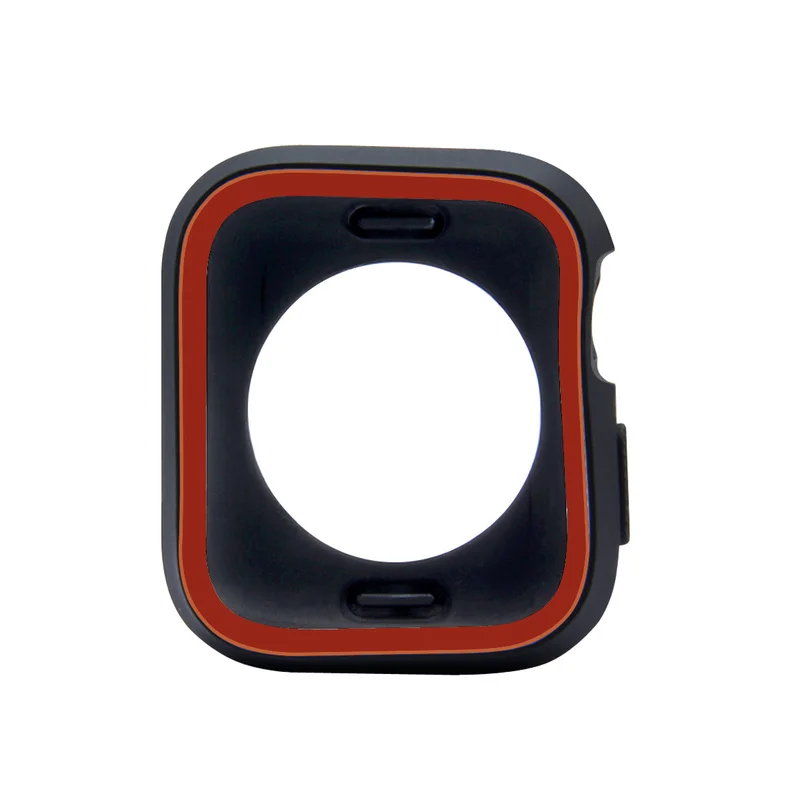 Силиконовый защитный чехол для Apple Watch 44 мм 40 42 38 IWatch серии 1 2 3 4 5 Чехол часов рамка