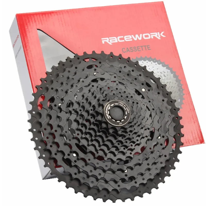 Новая RACEWORK 11-42 11-46 11-50T 11-52T 10/11/12 скорость горный велосипед mtb Кассетный Маховик