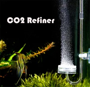 CO2 мини-распылитель, акриловый пластиковый распылитель, супер тонкий пузырьковый счетчик, водяное растение для аквариума, аквариума