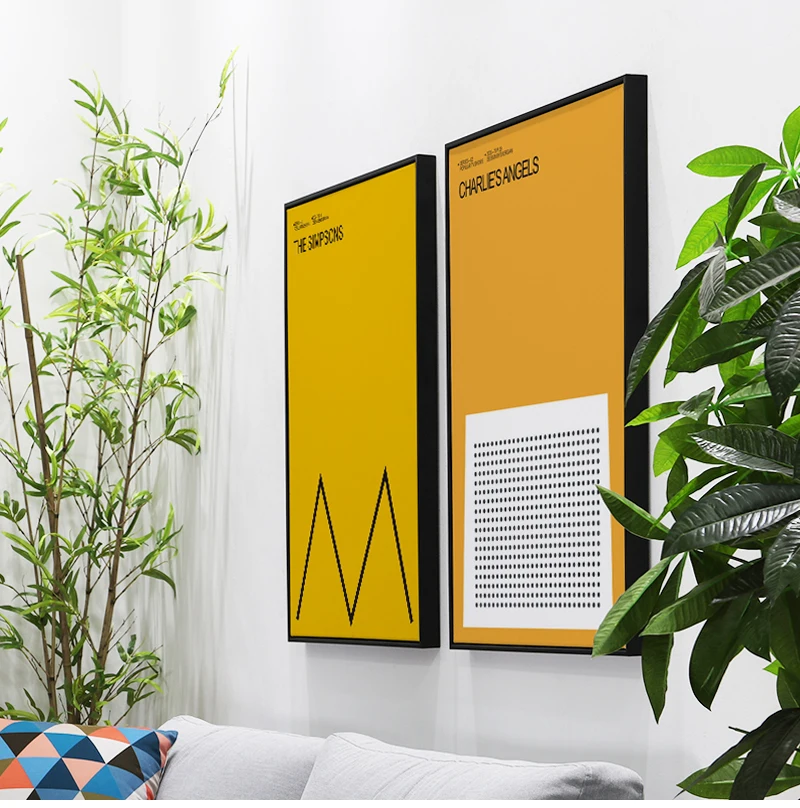 Скандинавский абстрактный настенный художественный холст Постер и печать на