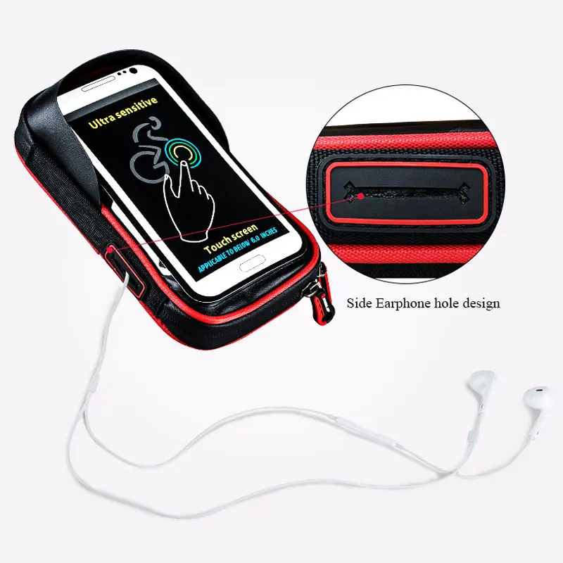phone holder universal bike motorcycle mobile support stand waterproof bag for iphone x 8 s8 s9 gps bicycle holder handlebar bag free global shipping