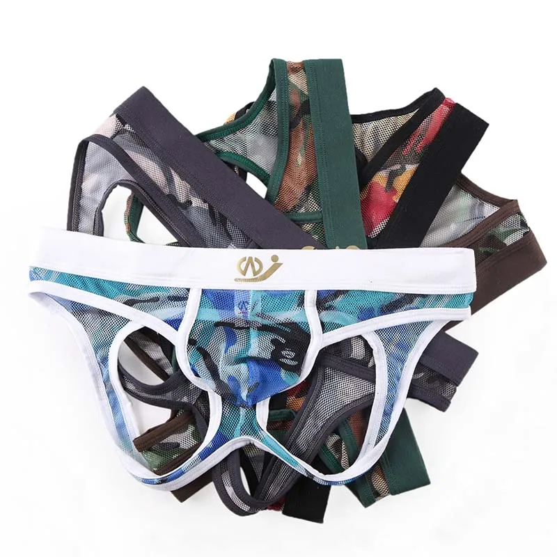 WJ Slip Homme сексуальное мужское нижнее белье Calzoncillos Cuecas Мужское с веселыми рисунками