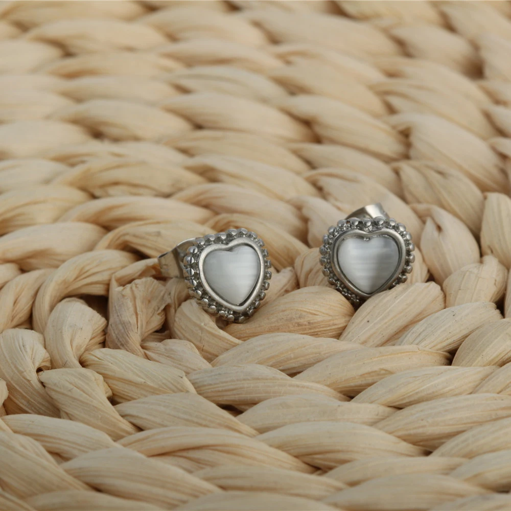 Романтичные серьги в форме сердца sharp нержавеющая сталь серьги|earrings heart|earrings