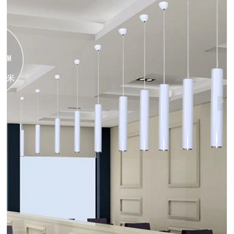 Pendant Lamp Lights Kitchen Island Dining Room Shop Bar Counter Decoration Cylinder Pipe Pendant Lights Kitchen Lights