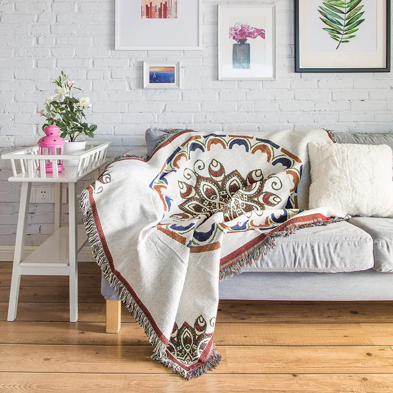 Толстое одеяло с цветочным рисунком зимнее s диван полотенце пианино покрытие