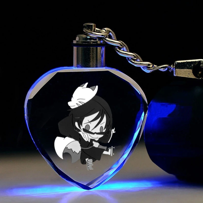SERVAMP в форме сердца аниме светодиодный брелок Рисунок брелок кристалл игрушка брелок Светильник брелок унисекс подарки Новинка