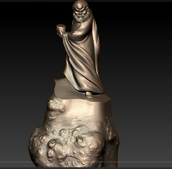 Новые 3D модели ЧПУ 3d рельеф печати в формате STL Bodhidharma|Фрезы по дереву| |