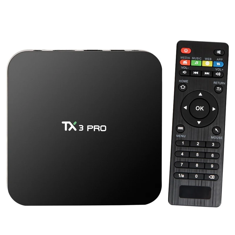 TX3 Pro Android 7 1 TV Box Amlogic S905W 1G 8G Smart Media Player 4K Wifi Android7.1 TVbox DHL 5 шт./лот 1G8G
