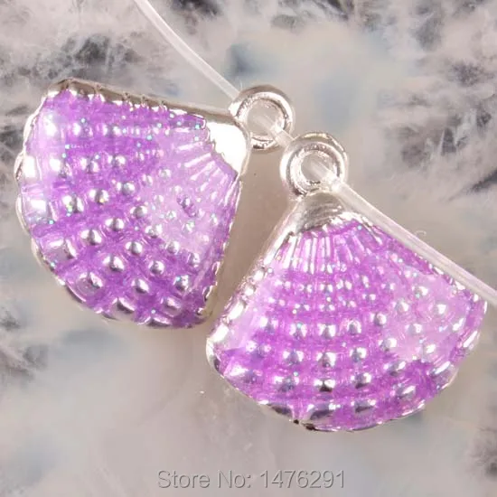 Фиолетовый Цинковый Сплав Вентилятор Бисера Браслет Fit СДЕЛАЙ САМ 10 ШТ. |