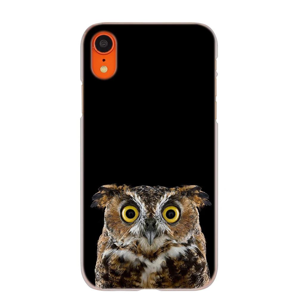 08 MLLSE Птица орел животного Сова Ночная мода обложка чехол для iphone XS Max X XR 8 7 6 Plus 5 SE 5S 5C 4 4S мобильных телефонов с красивыми рисунками, Лидер продаж - Цвет: 08