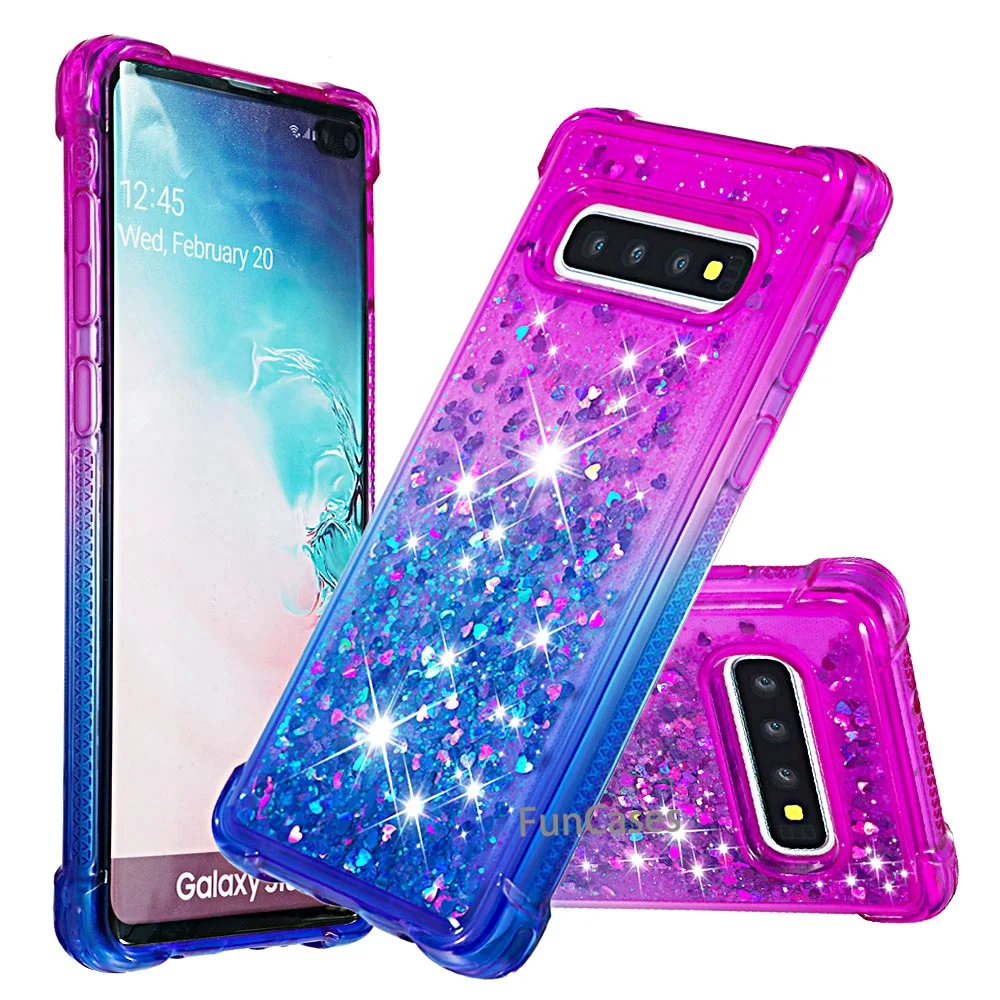 Для samsung Galaxy S10 + Plus Роскошный Бриллиантовый чехол с сияющими блестками Bling