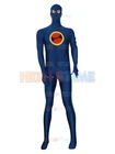 Костюм для косплея из спандекса для взрослых и детей Megaman Zentai, облегающий костюм на Хэллоуин