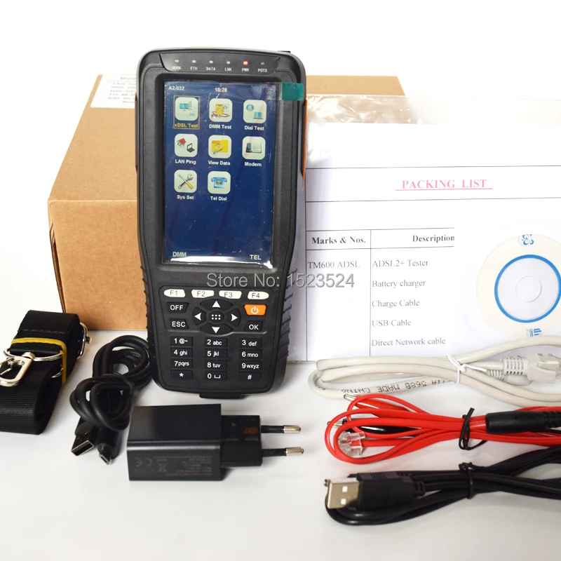 TM-600 ADSL2 + тестер/тестер ADSL/ADSL инструменты для установки и обслуживания с тональным