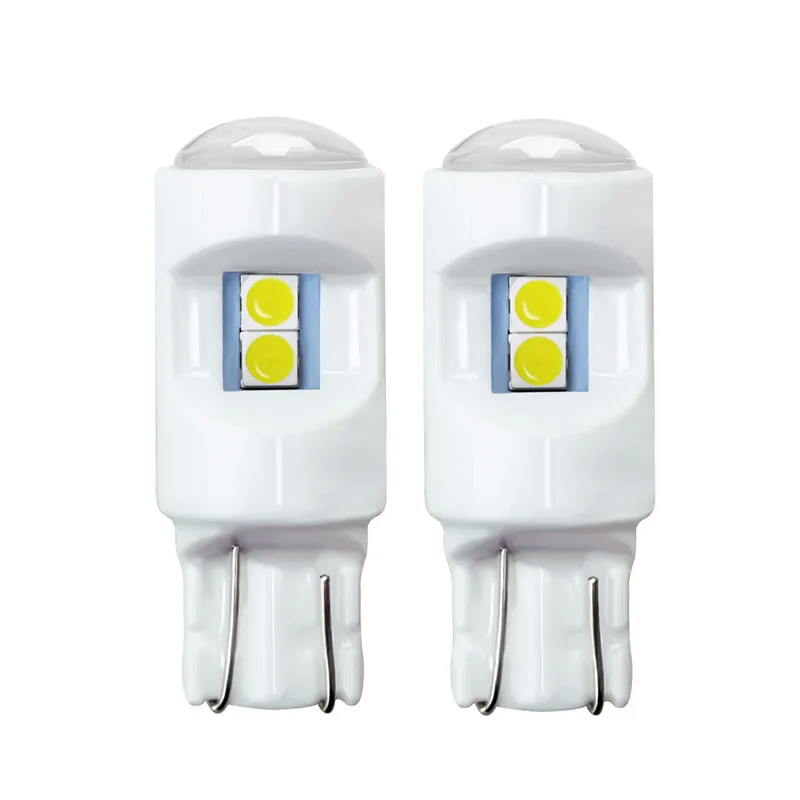 2 шт. сигнальная лампа 3030 6SMD T10 светодиодная автомобильная W5W Led Светодиодные лампы
