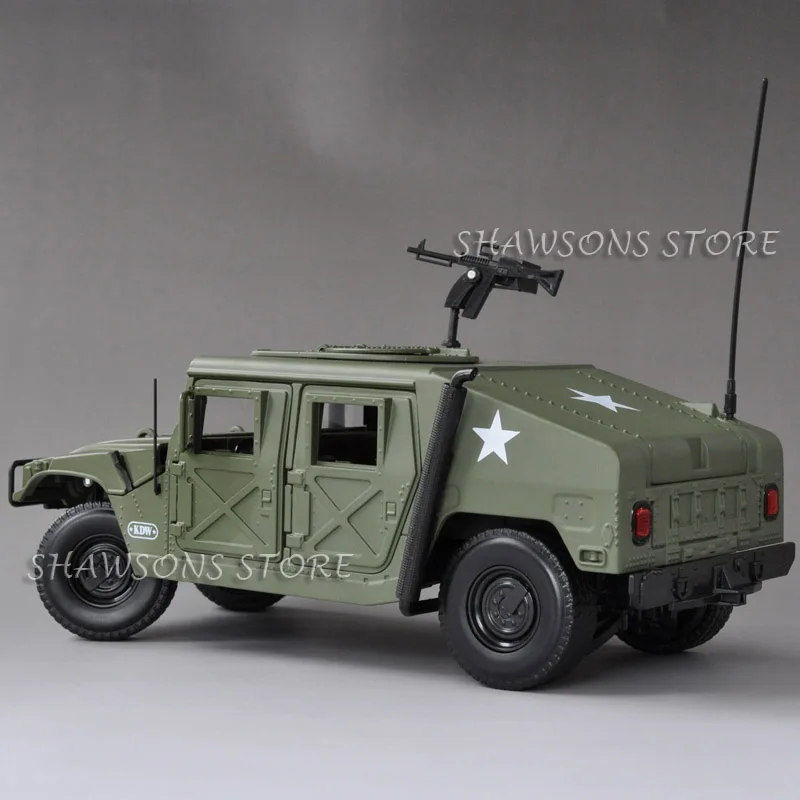 1:18 литая металлическая модель автомобиля игрушки для военного внедорожника Hummer