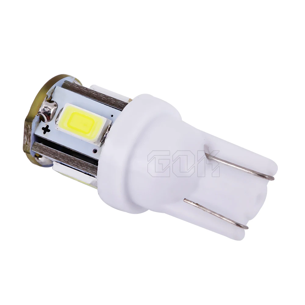Автомобильная светодиодная лампа T10 5SMD 500 шт. автомобильная W5W t10 5led 192 168 194 5730 5630 SMD