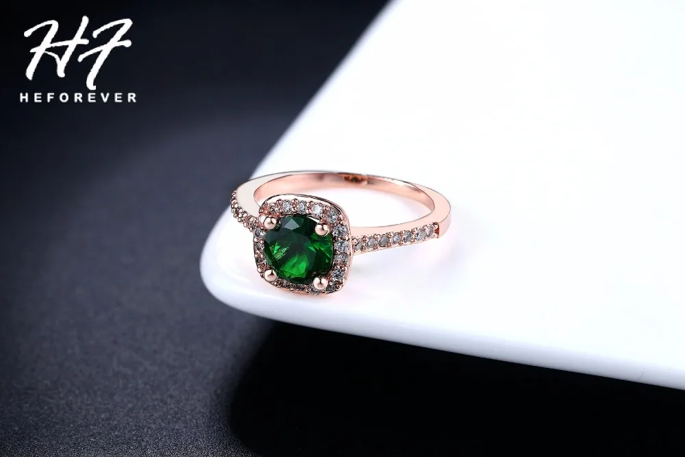 Серебряное изысканное модное квадратное кольцо для свадьбы и помолвки с AAA+ CZ кристаллами, ювелирные изделия для женщин R531