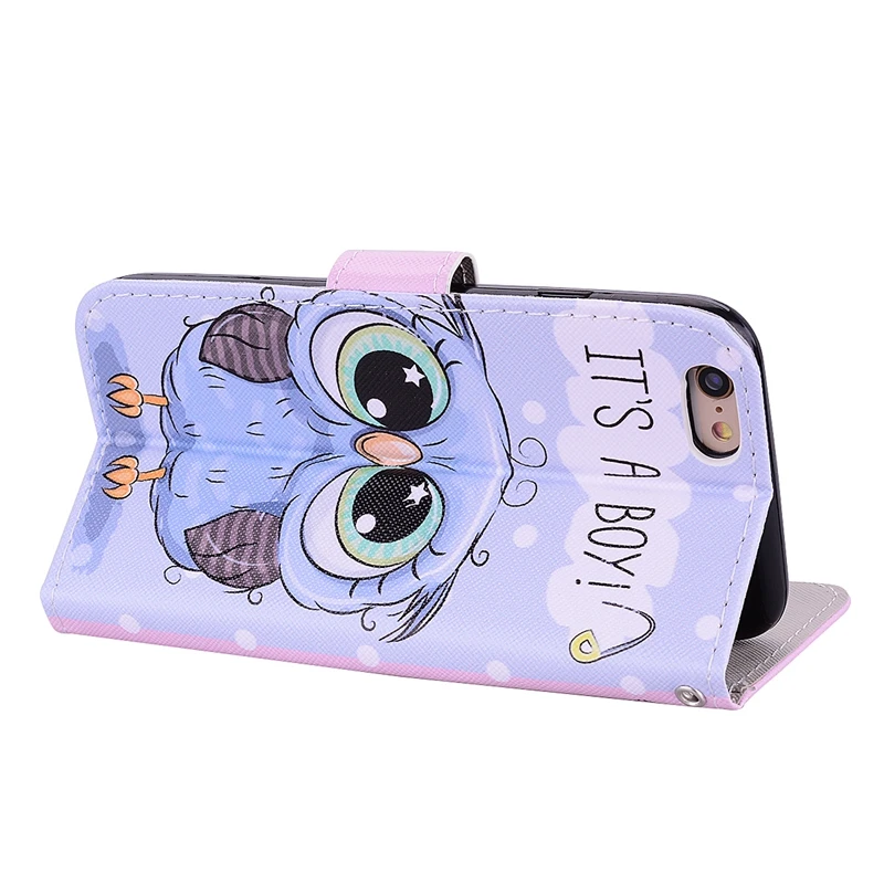 Чехол для Apple iPhone 6s 6 Plus чехол из искусственной кожи флип-кошелек 6S телефона Etui Capinha