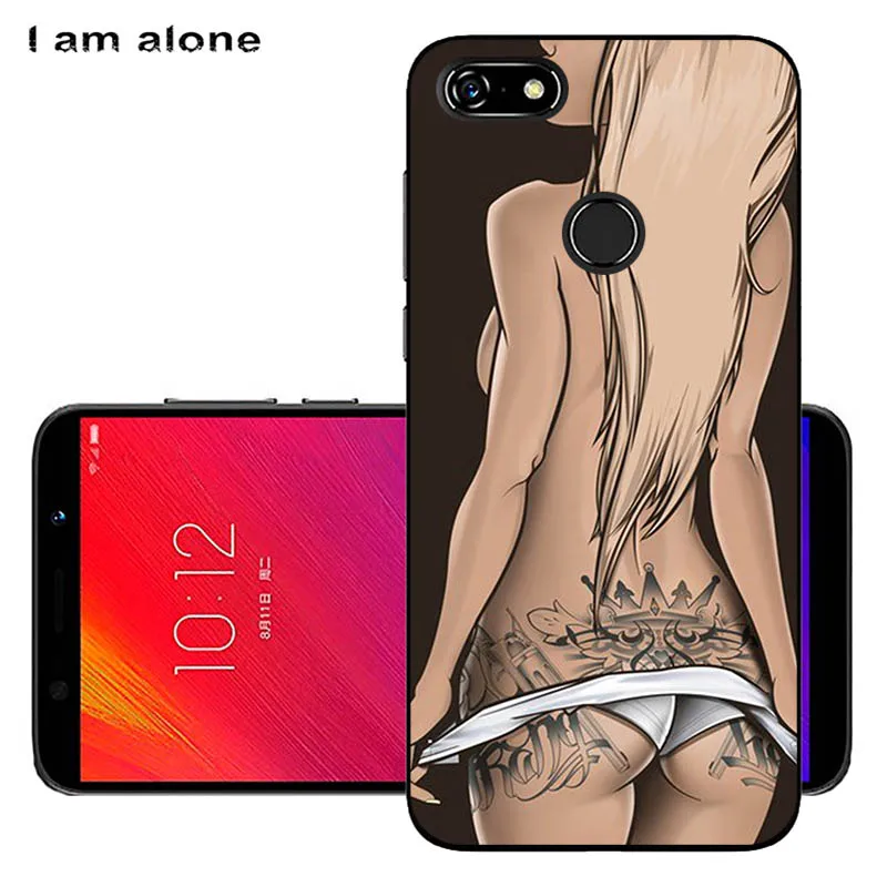 Solf TPU B1 Чехлы для телефонов I am alone для lenovo A5, 5,45 дюймов, ТПУ, модные, милые, цветные, с рисунком, чехлы для мобильных телефонов lenovo A5 - Цвет: Solf TPU B1