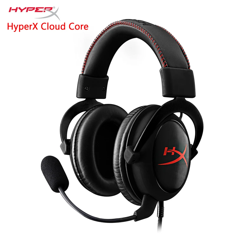 HyperX Cloud Core alpha золотистая игровая гарнитура долговечность многоплатформенная Совместимость наушники подписи HYPERX комфорт