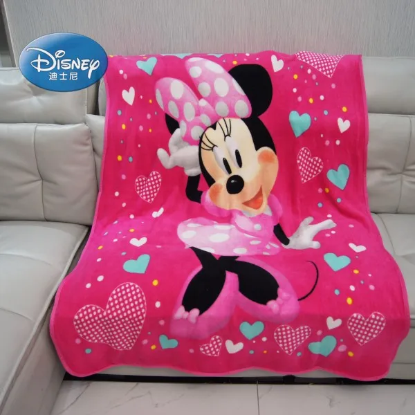 Minnie mouse Дисней мультфильм Микки Минни Маус Vampirina коралловый флис плед 117x152 см для детей подарок на день рождения на кровать/диван/самолет - Цвет: Minnie mouse