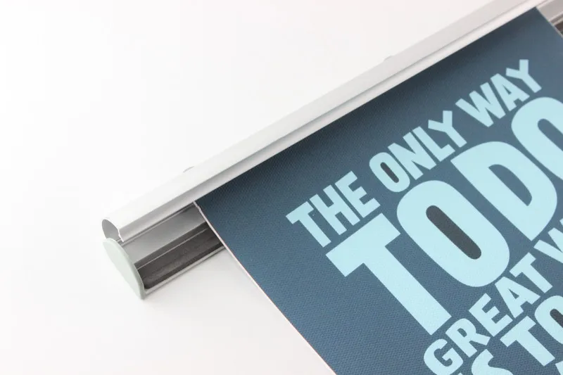 Алюминиевая Зажимная вешалка для плаката 90 дюймов лента баннеров держатель