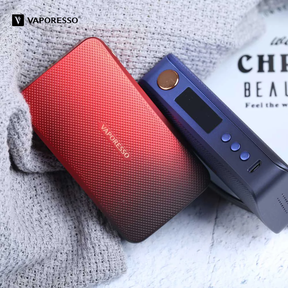 Оригинал 220 Вт Vaporesso роскошный мод Vape Box Mod power от Двойной 18650 батареи совместимы с 510