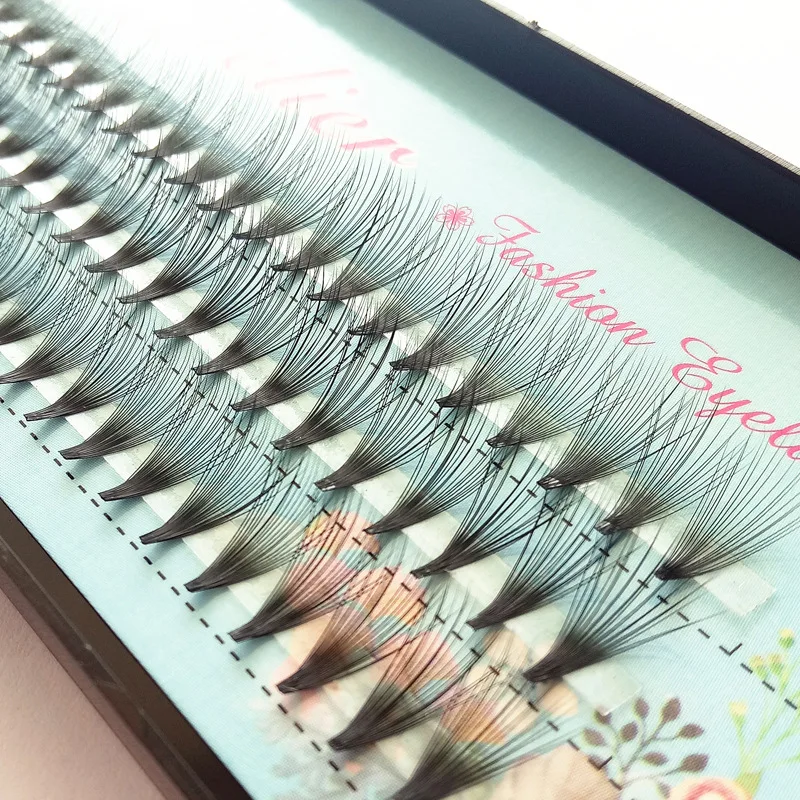 Ресницы Накладные норковые искусственные 60 узлов 20D черные 8/10/12 мм|lashes natural|individual