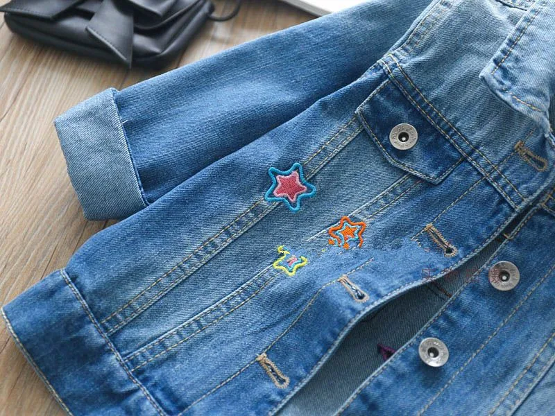 Everweekend сладкий дети лошадь звезды Радуга вышитые джинсовая верхняя кнопка