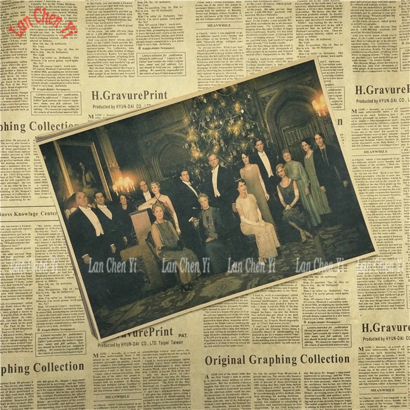 Винтажные постеры Downton Abbey для дома бара гостиной Декор крафт-бумага