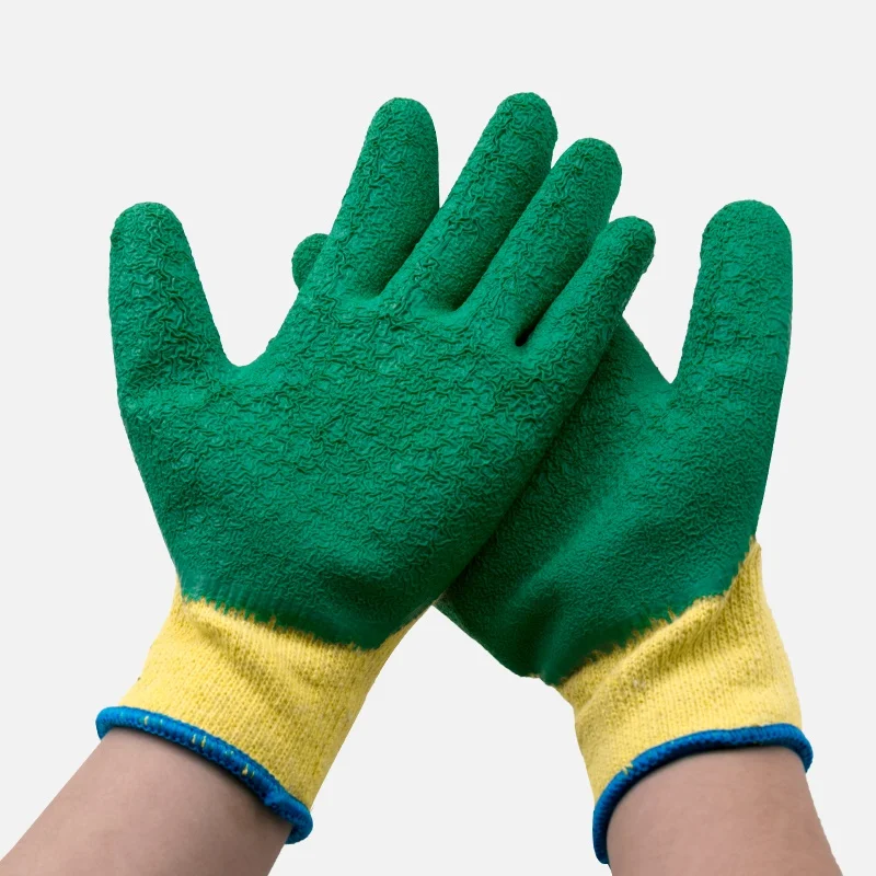 10 пар нитриловых резиновых рабочих перчаток водонепроницаемые и износостойкие