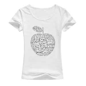 Футболка женская, хлопковая, с принтом