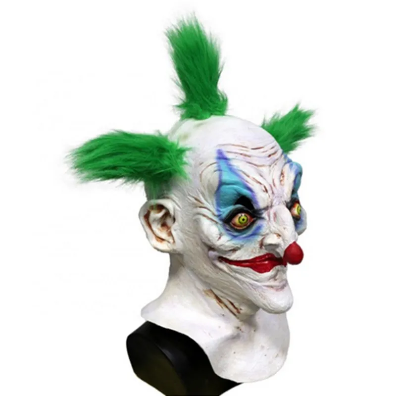 

Halloween old evil scary creepy costume latex circus clown mask