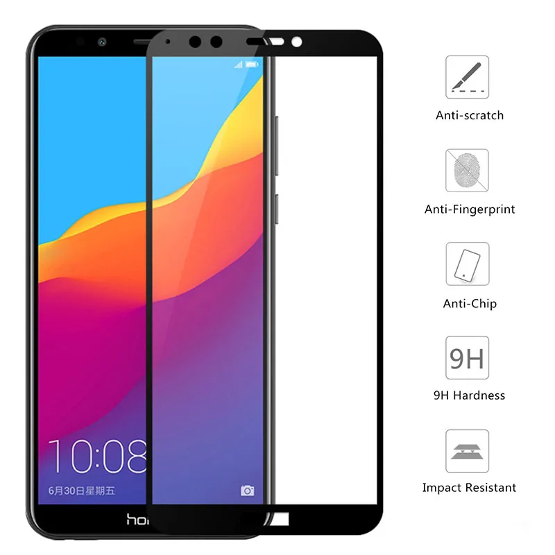 Для Huawei Y7 стекло для Y5 II Y3 Y6 Pro Prime 2017 Y9 2018 Закаленное Защитная пленка 9H|Защитные