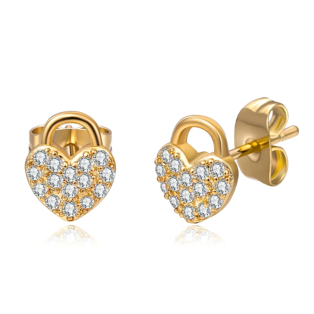 Angel girl High quality earrings lovely heart-shaped shape for young fashionable women jewelry gifts E1610221 | Украшения и