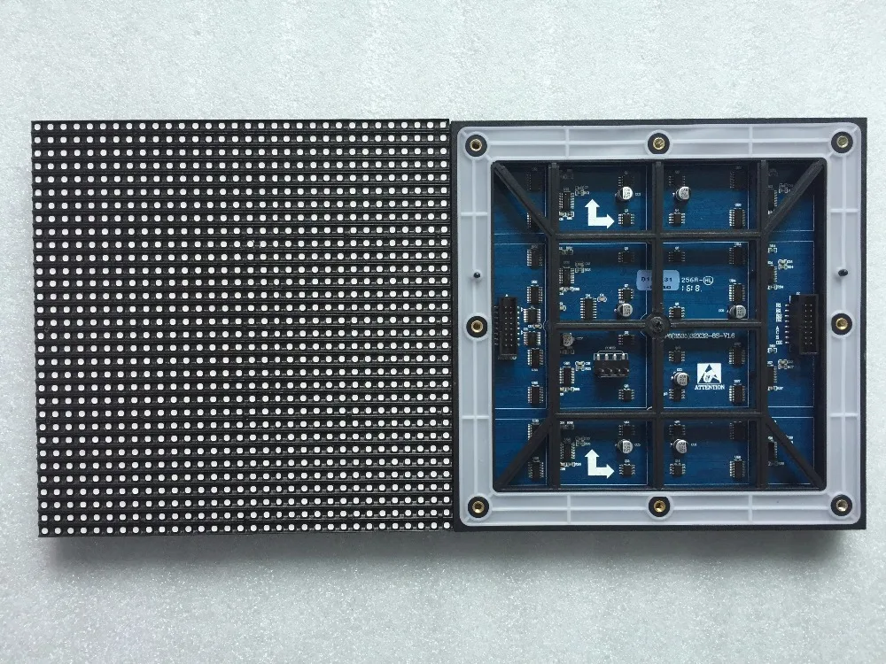 Уличный модуль P6 1/8 x мм 32x32 пикселей полноцветный светодиодный SMD RGB с