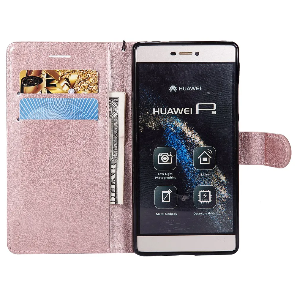 Чехол Кошелек для Huawei P8 GRA UL10 UL00 L09 откидной кожаный чехол коробка P 8