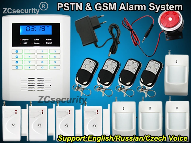 99 Беспроводных и 2 Проводных Зон GSM PSTN Двойного Сети Главная безопасность