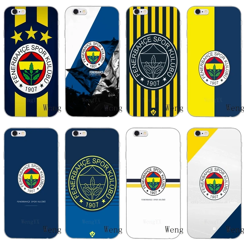 Силиконовый мягкий чехол для телефона с логотипом футбольной команды Fenerbahce sk