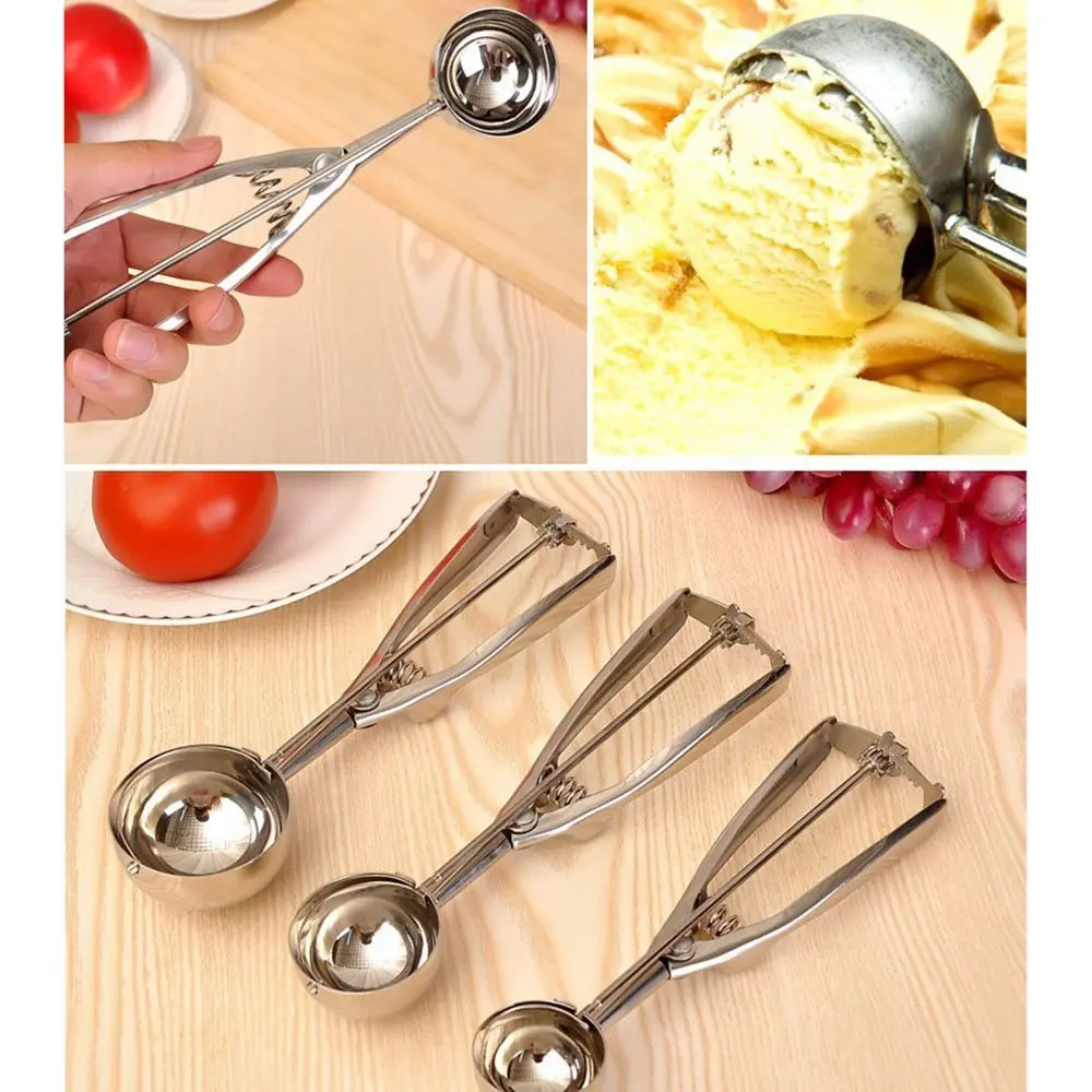 Кухонные ложки для мороженого из нержавеющей стали|ice cream spoon|ice scoopsteel ice |