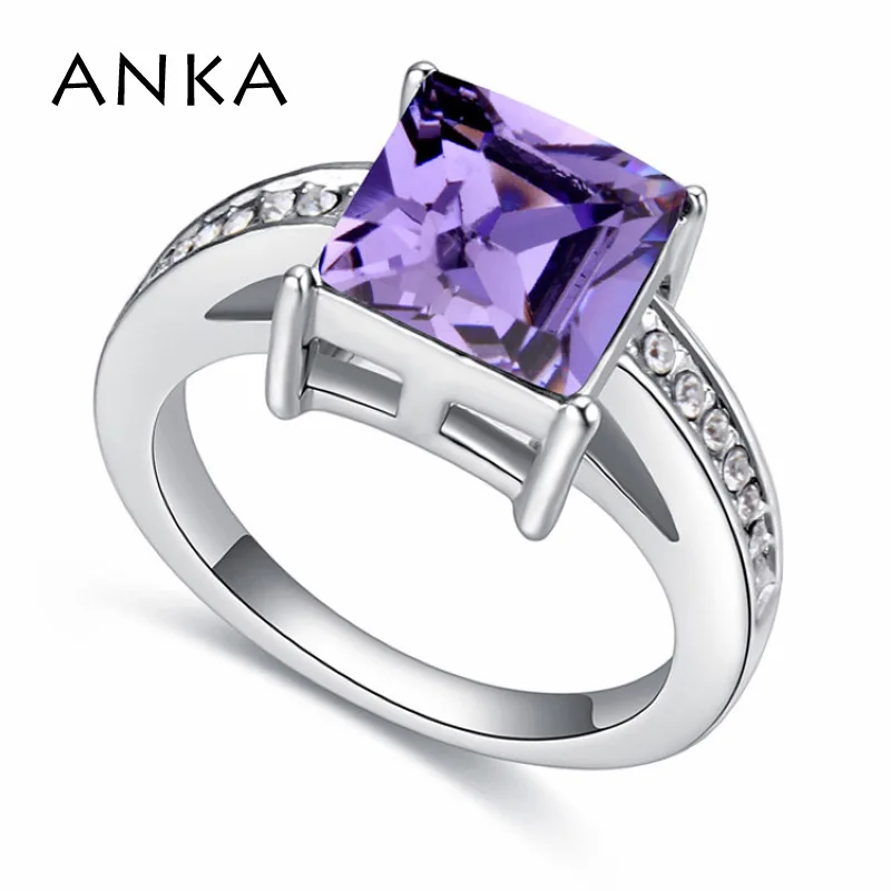 Анка новый геометрический квадратное хрустальное кольцо для женщин модная