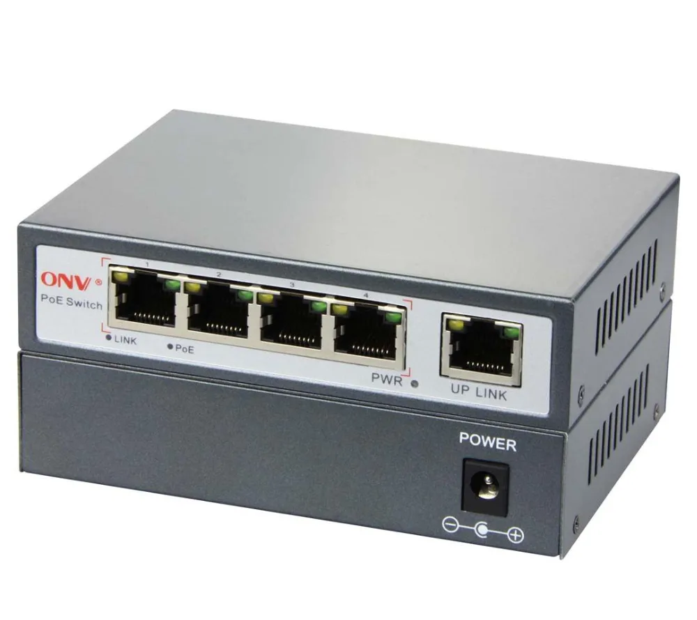 IP Камера 5 Порты и разъёмы с 4 AF POE безопасности 1 uplink Мощность over ethernet switch для