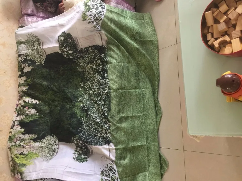 Настенный гобелен с белой травой и цветами для празднования свадьбы покрывало