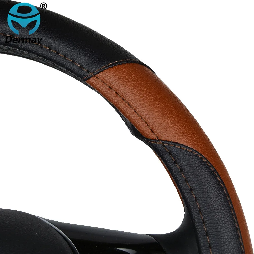 Тюнинг автомобиля высококачественный чехол на рулевое колесо защита 38 см/15