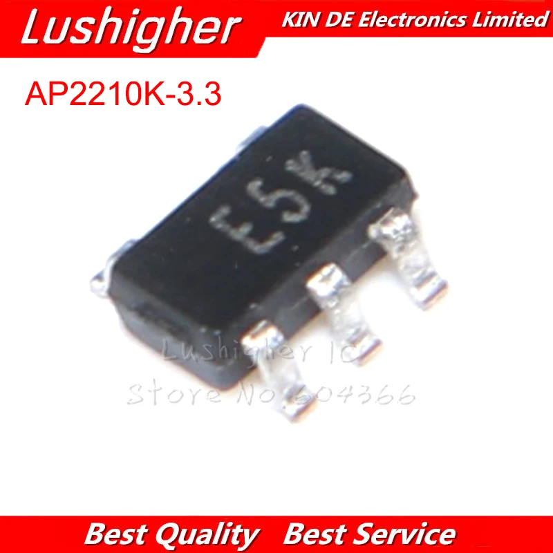 10 шт. AP2210K 3.3 SOT23 5 Sot23 3 V 3.3TRG1 новый подлинный| |