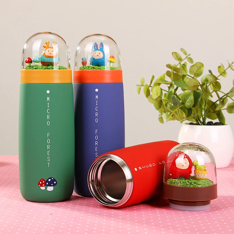 360 мл креативная модная микроландшафтная изоляционная чашка из нержавеющей