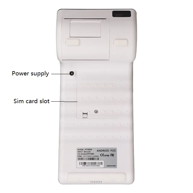 Портативный Android Мобильный точка продажи системы POS терминал с NFC считыватель